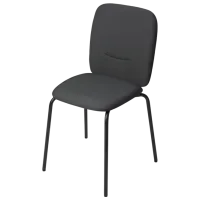 Кухонный стул Ikea Paboda/Remmarn Полиэстер/ Тёмно-серый Черный