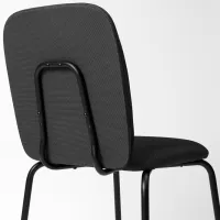 Scaun de bucătărie Ikea Paboda/Remmarn Poliester/ Dark Gray Black photo 2