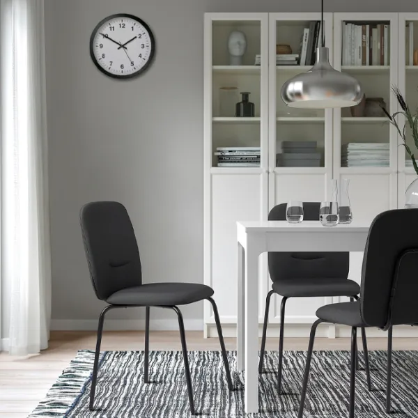 Scaun de bucătărie Ikea Paboda/Remmarn Poliester/ Dark Gray Black photo 6 Scaun de bucătărie Ikea Paboda/Remmarn Poliester/ Dark Gray Black photo 6
