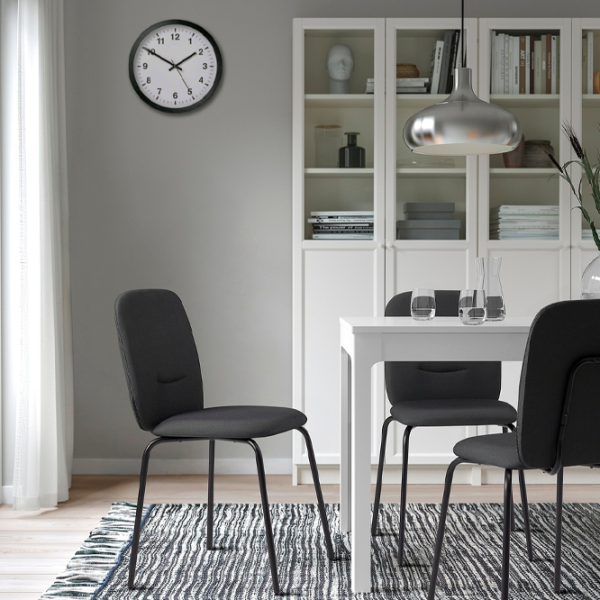 Scaun de bucătărie Ikea Paboda/Remmarn Poliester/ Dark Gray Black photo 6 Scaun de bucătărie Ikea Paboda/Remmarn Poliester/ Dark Gray Black photo 6