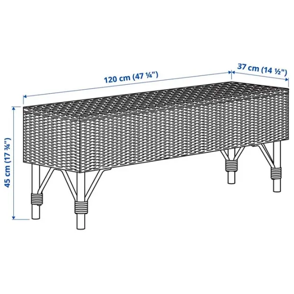 Banchetă Ikea Tolkning Natural / Lemn photo 6