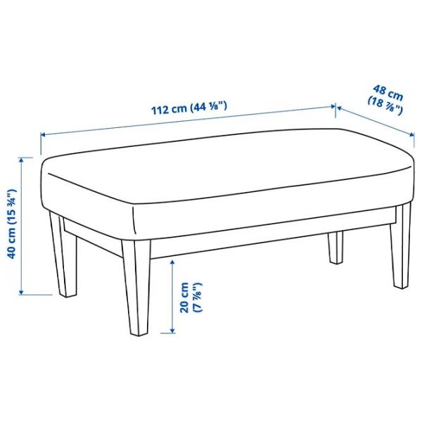 Banchetă Ikea Ekenaset/Jonsbyn Black / Lemn photo 5