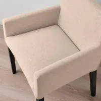 Scaun de bucătărie Ikea Marenas/Gunnared Stofă/ Beige Black photo 5
