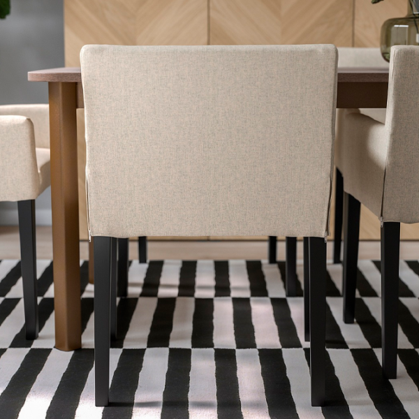 Кухонный стул Ikea Marenas/Gunnared Ткань/ Бежевый Черный photo 6