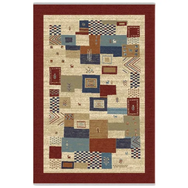 Ковер Covoare Ungheni Riviera  Red Beige / Полипропилен photo 1