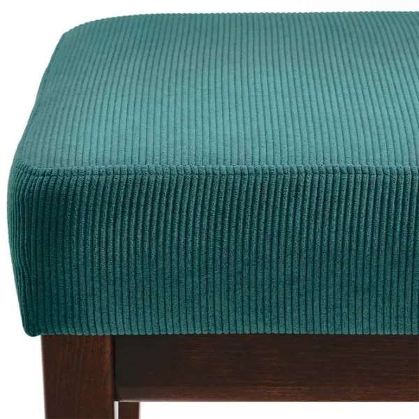 Banchetă Ikea Ekenaset Grey Turquoise / Lemn photo 2