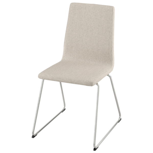 Кухонный стул Ikea Lillanas/Gunnared Ткань/ Бежевый Хром photo 1