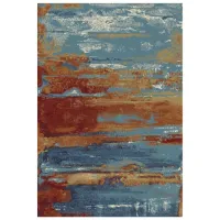 Ковер Covoare Ungheni Riviera  Blue Brown / Полипропилен