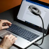 Лампа Cellularline USB Led Ring Light Черный photo 2
