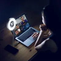 Лампа Cellularline USB Led Ring Light Черный photo 3