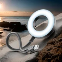 Лампа Cellularline USB Led Ring Light Черный photo 5