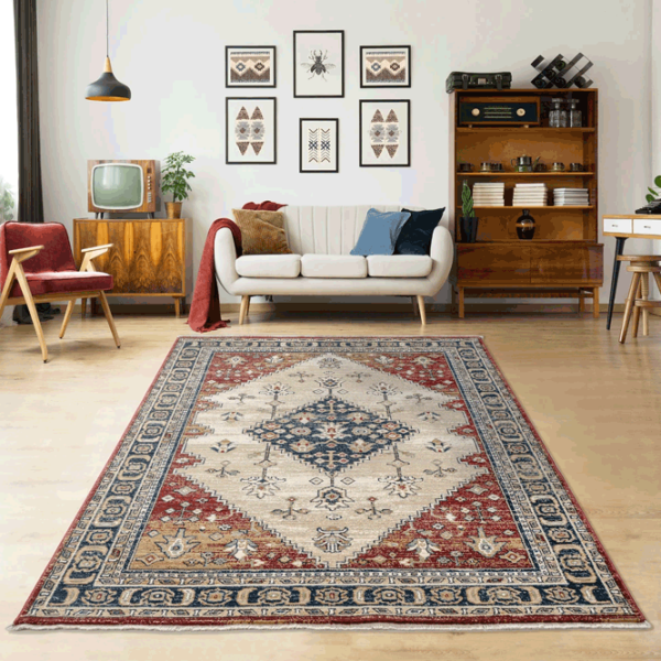 Ковер Covoare Ungheni Riviera  Red Beige / Полипропилен photo 4