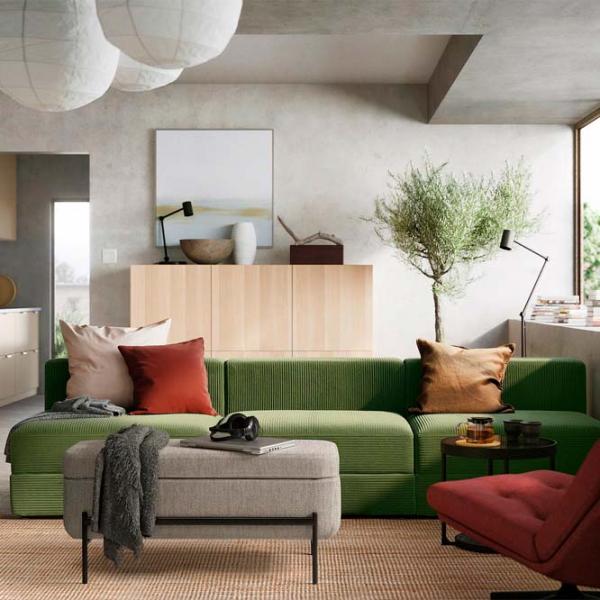 Банкетка Ikea Valtorp/Viarp Серый / Дерево photo 5