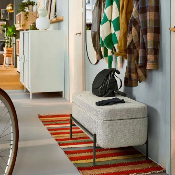 Банкетка Ikea Valtorp/Viarp Серый / Дерево photo 6