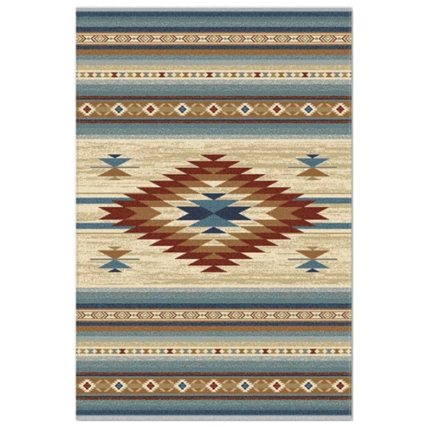 Ковер Covoare Ungheni Riviera  Beige Blue / Полипропилен photo 1