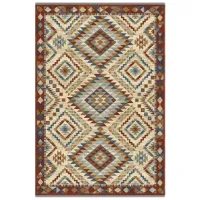 Covor Covoare Ungheni Riviera  Beige Red / Polipropilenă