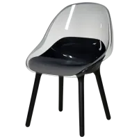 Scaun de bucătărie Ikea Baltsar Stofă/ Black Transparent