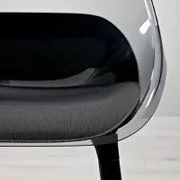 Кухонный стул Ikea Baltsar Ткань/ Черный Прозрачный photo 5