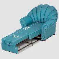 Set de canapele Confort T-2 MD (122445) Stofă / Light Blue photo 6
