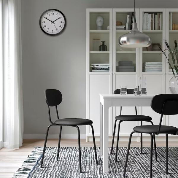 Scaun de bucătărie Ikea Ostano/Remmarn Poliester/ Black Gray photo 4 Scaun de bucătărie Ikea Ostano/Remmarn Poliester/ Black Gray photo 4