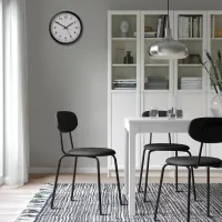 Scaun de bucătărie Ikea Ostano/Remmarn Poliester/ Black Gray photo 4