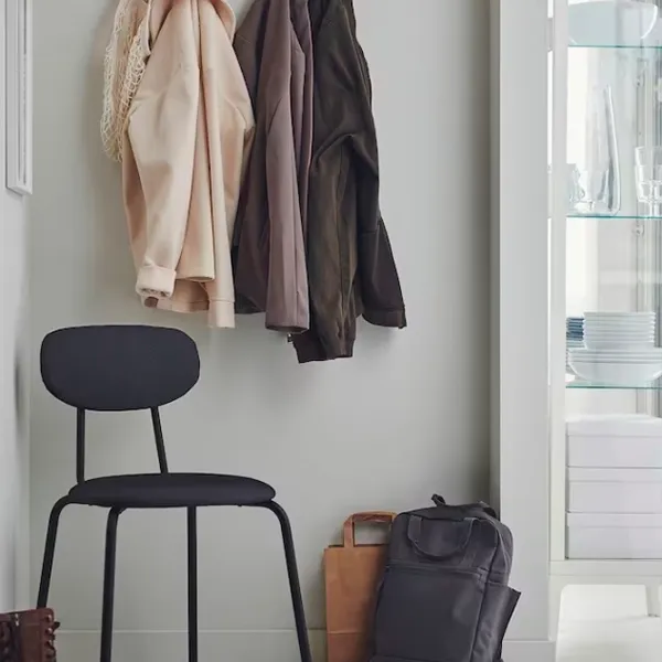 Scaun de bucătărie Ikea Ostano/Remmarn Poliester/ Black Gray photo 5 Scaun de bucătărie Ikea Ostano/Remmarn Poliester/ Black Gray photo 5