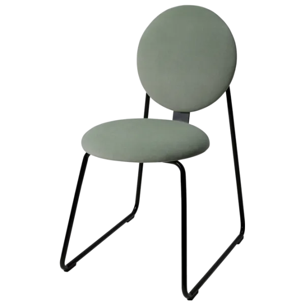 Кухонный стул Ikea Manhult/Hakebo Полиэстер/ Light Green Черный photo 1