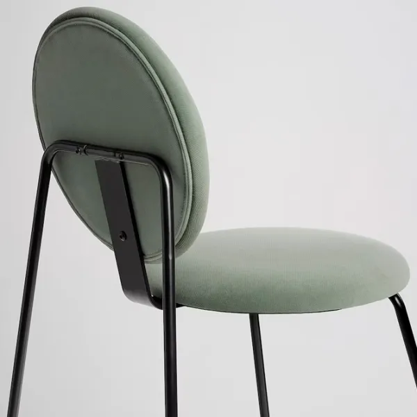 Кухонный стул Ikea Manhult/Hakebo Полиэстер/ Light Green Черный photo 4