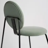 Scaun de bucătărie Ikea Manhult/Hakebo Poliester/ Light Green Black photo 4