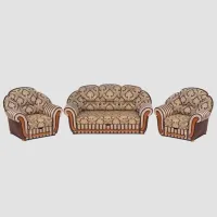 Set de canapele Confort T-4 MD (1224456) Stofă / Brown photo 2