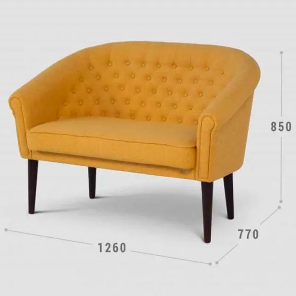 Set de canapele Confort T-12 N (1224446) Stofă / Yellow photo 2 Set de canapele Confort T-12 N (1224446) Stofă / Yellow photo 2