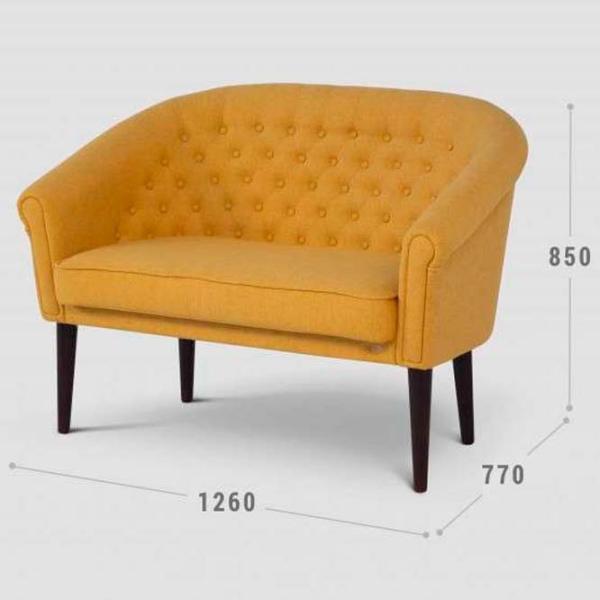 Set de canapele Confort T-12 N (1224446) Stofă / Yellow photo 2 Set de canapele Confort T-12 N (1224446) Stofă / Yellow photo 2