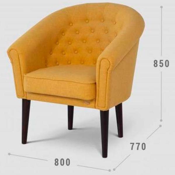 Set de canapele Confort T-12 N (1224446) Stofă / Yellow photo 4 Set de canapele Confort T-12 N (1224446) Stofă / Yellow photo 4