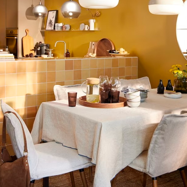 Scaun de bucătărie Ikea Klinten/Kilanda Stofă/ Beige Brown photo 3 Scaun de bucătărie Ikea Klinten/Kilanda Stofă/ Beige Brown photo 3