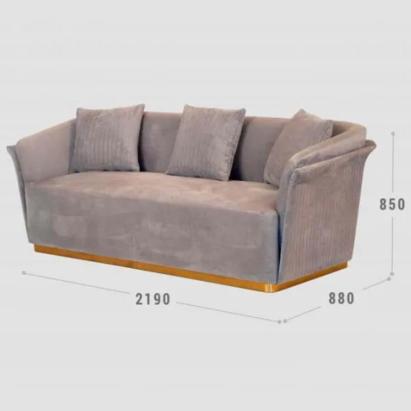 Set de canapele Confort N-10214 (1224444) Stofă / Gray photo 2 Set de canapele Confort N-10214 (1224444) Stofă / Gray photo 2