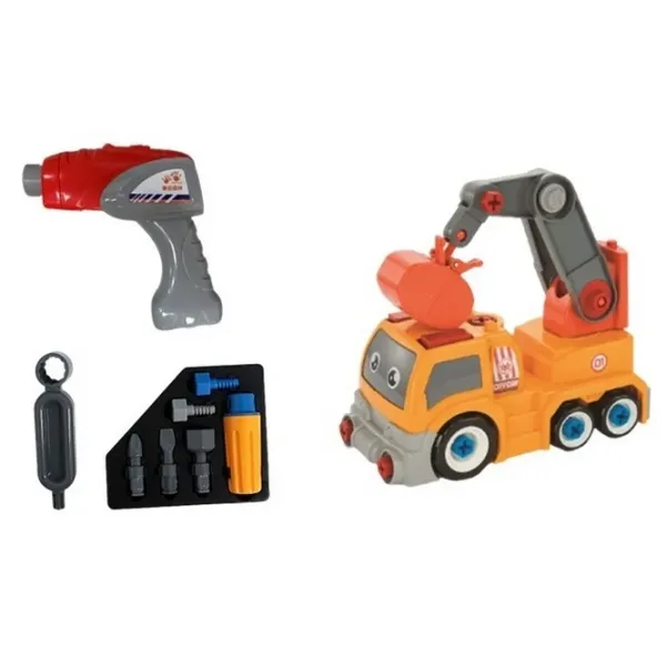 Экскаватор Riki Toy 03240 8600024703240   / / Серый Оранжевый photo 3 Экскаватор Riki Toy 03240 8600024703240   / / Серый Оранжевый photo 3