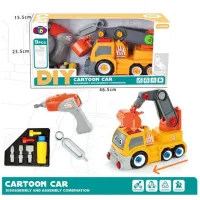 Excavator Riki Toy 03240 8600024703240 / / Gray Orange photo 4