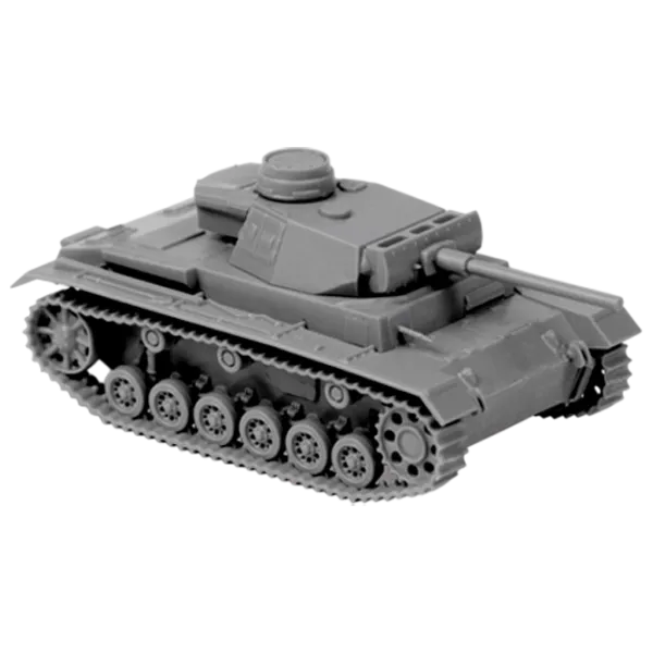 Tanc de luptă Zvezda Pz-Kfw III 4600327061621  / / Gray photo 1 Tanc de luptă Zvezda Pz-Kfw III 4600327061621  / / Gray photo 1