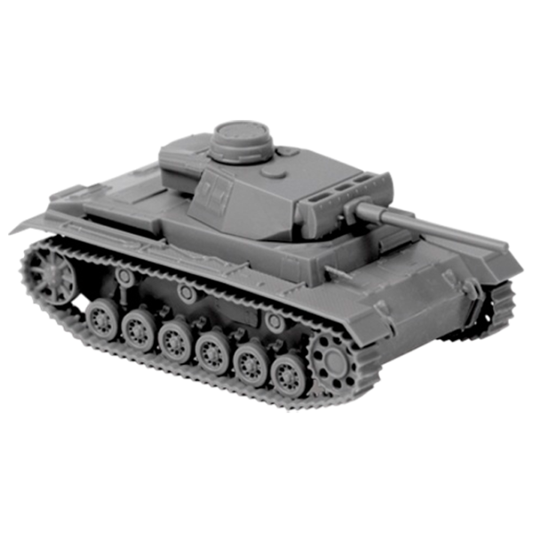 Tanc de luptă Zvezda Pz-Kfw III 4600327061621  / / Gray photo 1 Tanc de luptă Zvezda Pz-Kfw III 4600327061621  / / Gray photo 1