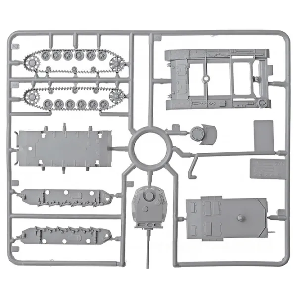 Tanc de luptă Zvezda Pz-Kfw III 4600327061621  / / Gray photo 3 Tanc de luptă Zvezda Pz-Kfw III 4600327061621  / / Gray photo 3