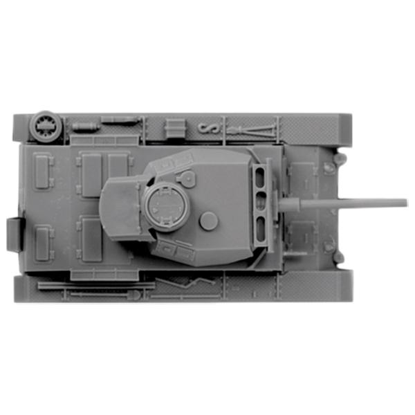 Tanc de luptă Zvezda Pz-Kfw III 4600327061621  / / Gray photo 4 Tanc de luptă Zvezda Pz-Kfw III 4600327061621  / / Gray photo 4