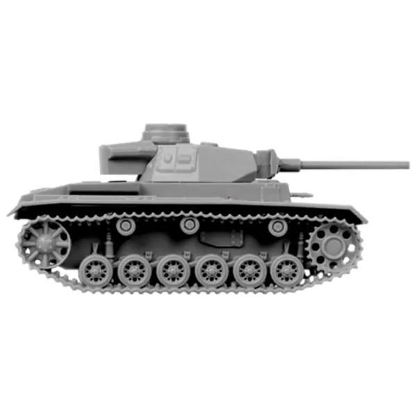 Tanc de luptă Zvezda Pz-Kfw III 4600327061621  / / Gray photo 5 Tanc de luptă Zvezda Pz-Kfw III 4600327061621  / / Gray photo 5