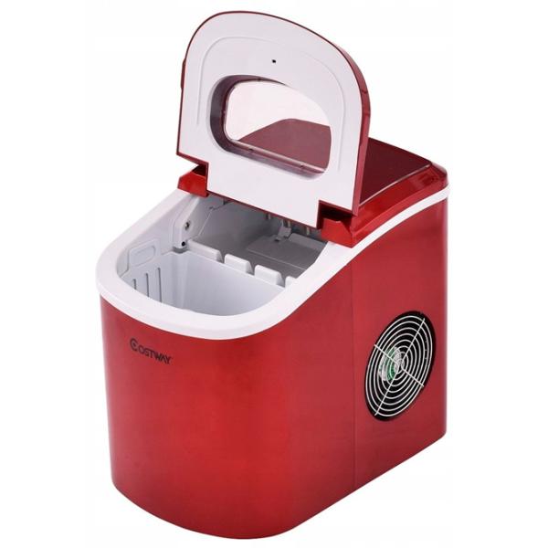 Generator de gheață Costaway EP22770RE Red / 100 W photo 3