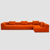 Canapea de colț Confort Ricci (122452) Stofă / Orange photo 3