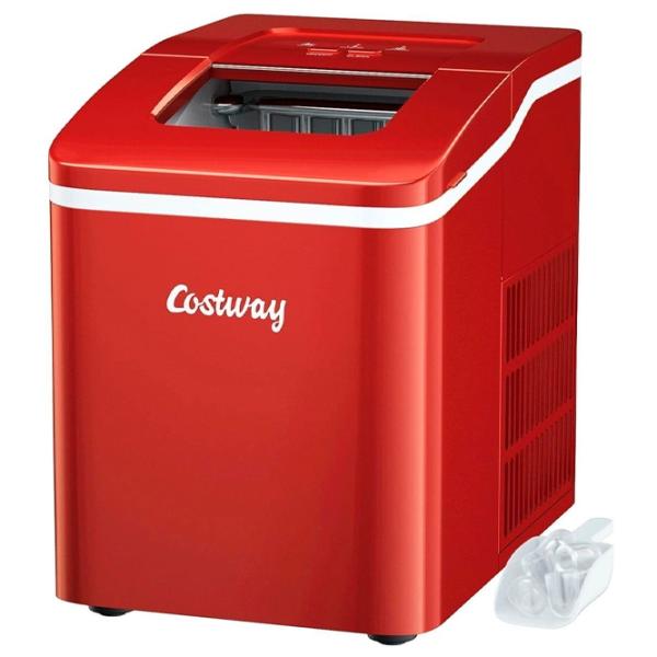 Generator de gheață Costaway EP24744DE-RE Red / 120 W photo 1