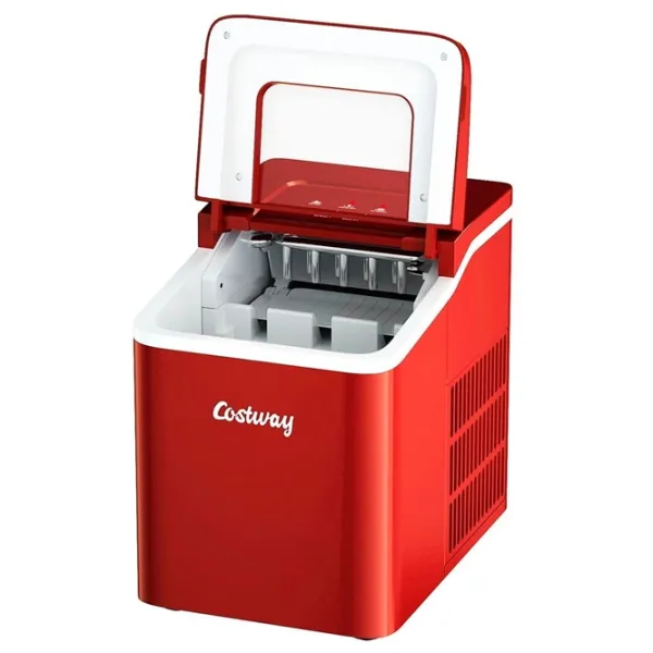 Generator de gheață Costaway EP24744DE-RE Red / 120 W photo 5
