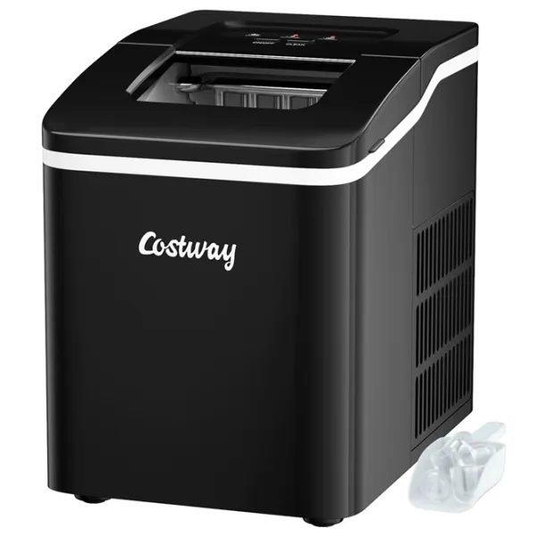 Генератор льда Costaway EP24744DE-BK Черный / 120 Вт photo 1 Генератор льда Costaway EP24744DE-BK Черный / 120 Вт photo 1