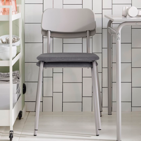 Кухонный стул Ikea Grasala Полиэстер/ Серый  photo 5 Кухонный стул Ikea Grasala Полиэстер/ Серый  photo 5