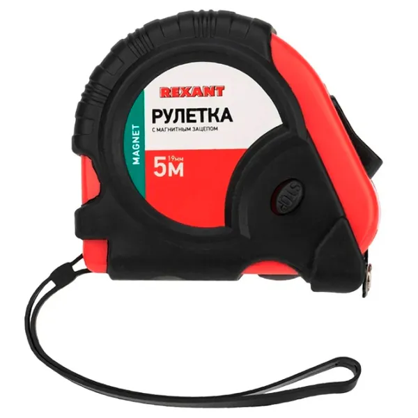 Рулетка Rexant 12-9014 5 м / Красный photo 2