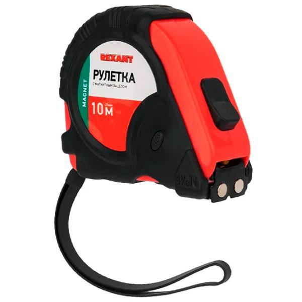 Рулетка Rexant 12-9017 10 м / Красный photo 1